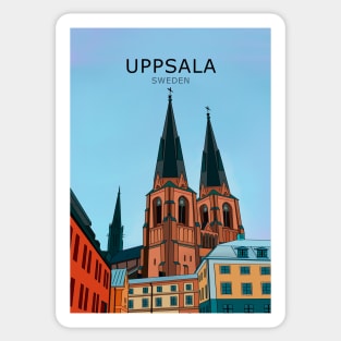 Uppsala Sweden Sticker